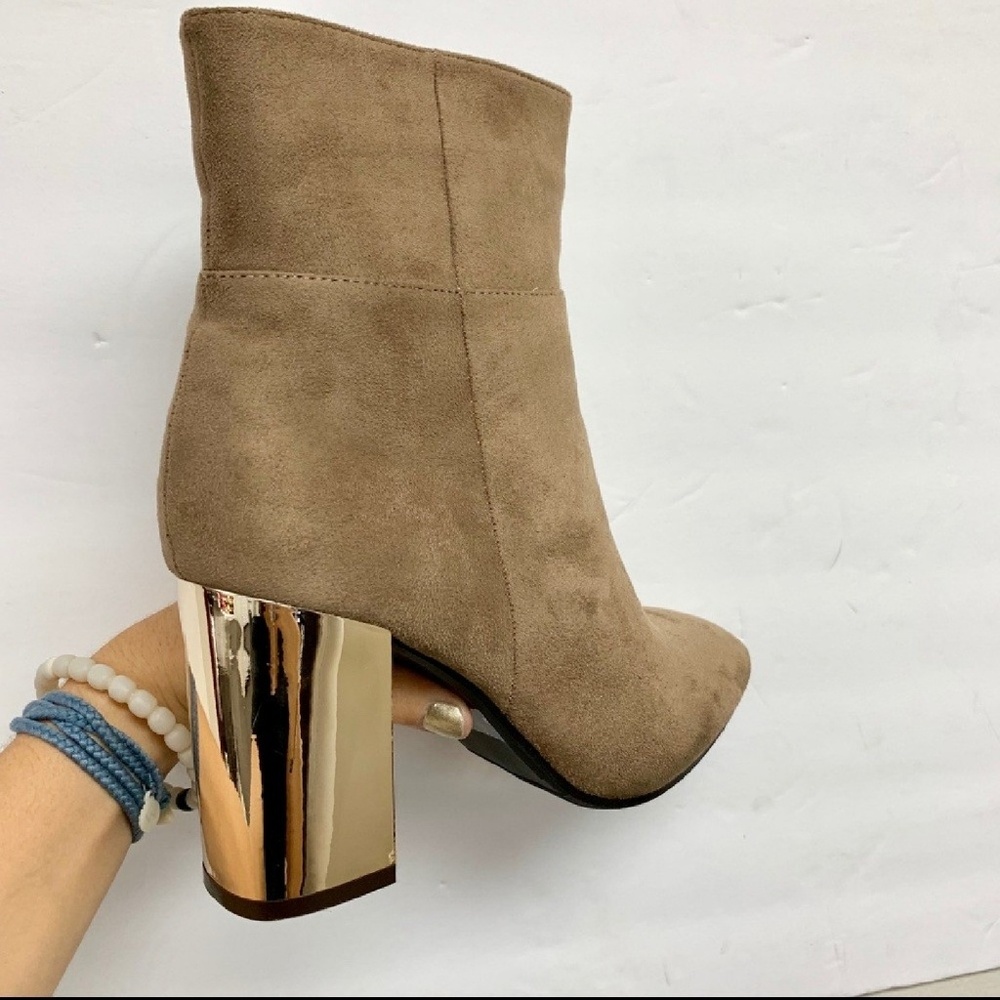 🌟LAST 1! Taupe Faux Suede Bootie - Picture 4 of 6